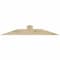 Ekena Millwork Portland Rough Sawn Timber Gable Bracket, Douglas Fir, 60"W x 10"H x 6"D x 6"F, 4/12 Pitch GBW060X10X0606POR00RDF - alternate 1